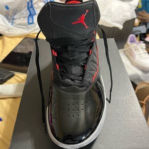 Jordan “Stay Loyal” Black/Chile Red-White worn once